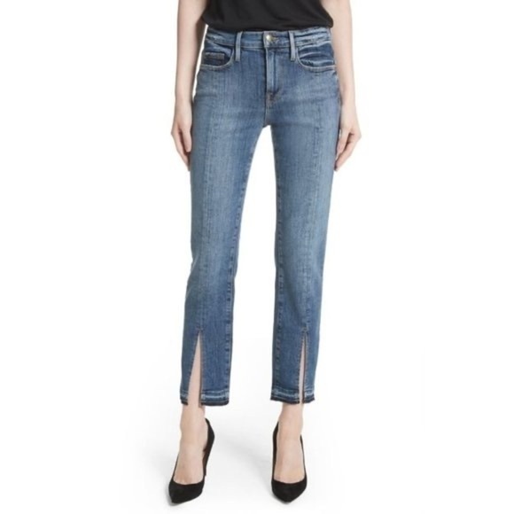 FRAME • Le Nouveau Straight Sheffield Split Hem Jeans - Picture 2 of 9